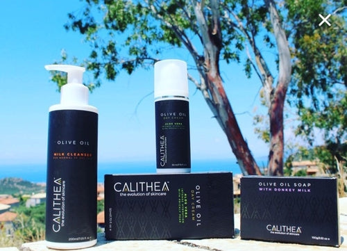 CALITHEA Organic Olive Oil Day Cream with Aloe Vera & Prickly Pear - Daily Face Moisturizer