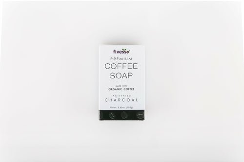 Activated Charcoal Coffee Soap Bar - Detoxifying & Exfoliating