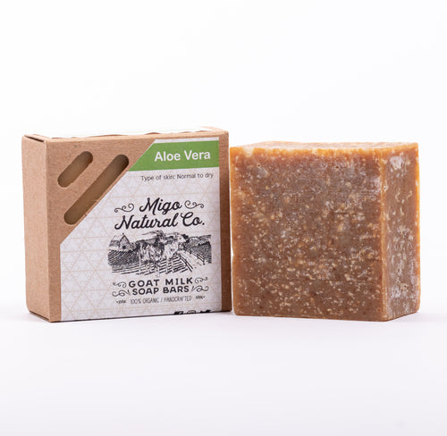 Aloe Vera Goat Milk Soap Bar for sensitive skin