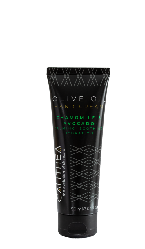 CALITHEA Organic Olive Oil Hand Cream with Chamomile & Avocado Oil - Soothing Hand Moisturizer