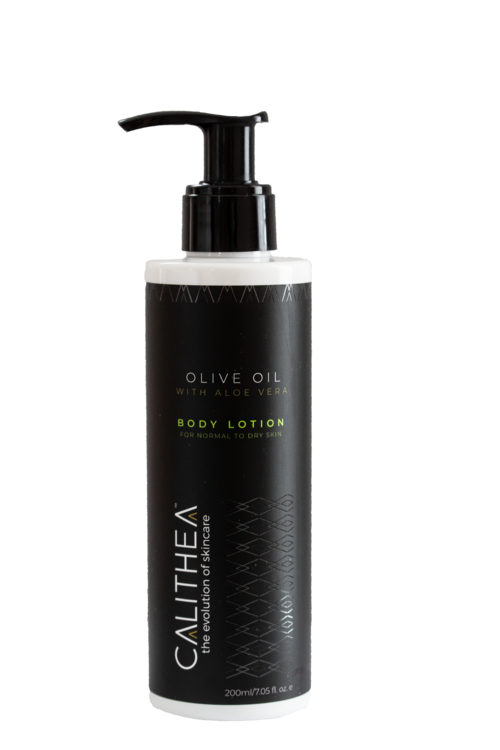 CALITHEA Organic Olive Oil Body Lotion with Aloe Vera & Avocado Oil - Hydrating Body Moisturizer