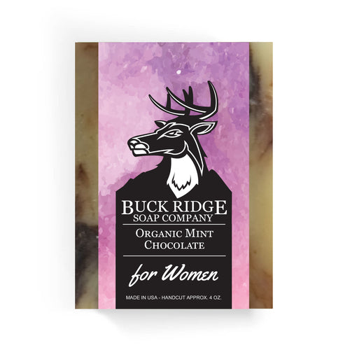 Organic Mint Chocolate handmade soap bar