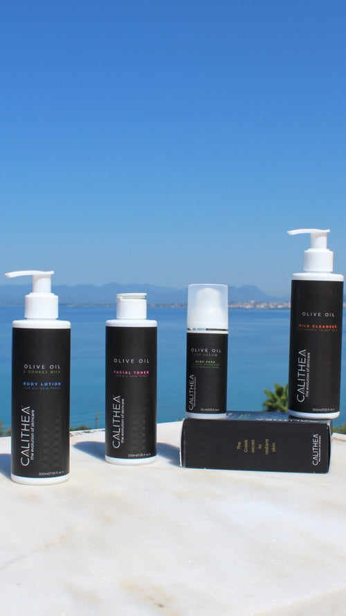 CALITHEA Organic Olive Oil Day Cream with Aloe Vera & Prickly Pear - Daily Face Moisturizer
