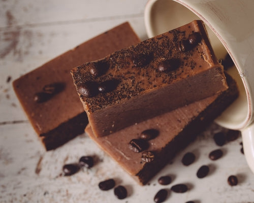 Espresso Yourself organic coffee soap bar, exfoliating