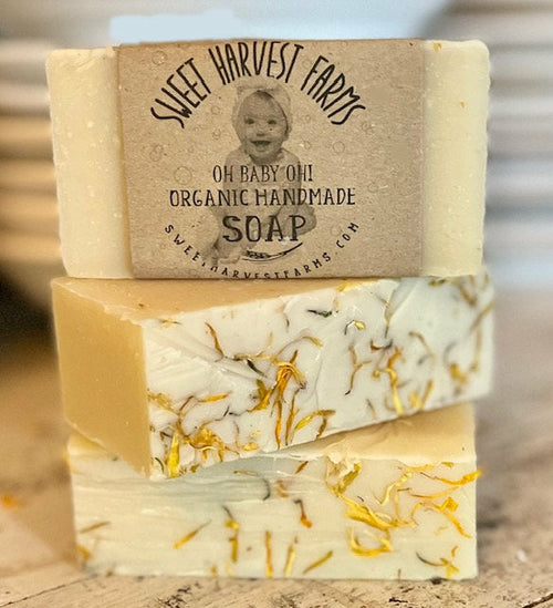 Organic Baby Soap and Shampoo Bar - Oh Baby Oh - Soothe and nurture