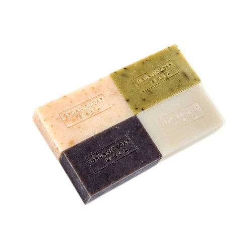 Organic Bar Soap Collection with five scent varieties